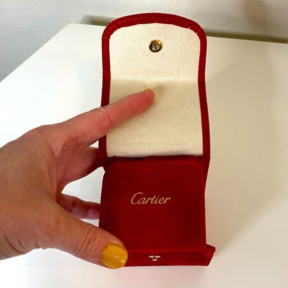 Cartier Deluxe Microsuede Gift Pouch - Picture 1 of 5